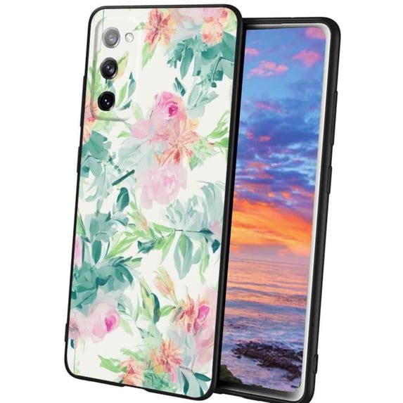 Compatible with Samsung Galaxy A02S(US Model) Phone Case, Floral-14 Case Men Women, Flexible Silicone Shockproof Case for Samsung Galaxy A02S(US Model)