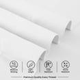 thumbnail image 6 of Lux Decor Queen Sheet Set 6 Piece - Deep Pocket Queen Sheets, Soft Microfiber Bed Sheets Queen, White, 6 of 10