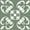 Green, variant on Mi Alma Floral Blue Tile Stickers - Removable Vinyl 4x4, 24 pcs