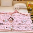 thumbnail image 5 of Cute Anime Sanrio Cartoon Children's Summer Quilt Kawaii Hello Kitty Kuromi Air Conditioning Cool Quilt Comfortable Sleep Quilt, 5 of 10