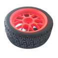 thumbnail image 2 of serony Hex 12mm On Road Tires RC Car Flat Run C Precise for Tamiya Assorted Color Red, 2 of 6