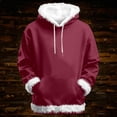 thumbnail image 5 of Women's Hoodie 2025 Long Sleeve Trendy Plain Drawstring Hooded Sweatshirt with Pockets Pullover Top, 5 of 6