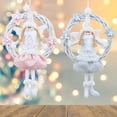 thumbnail image 4 of Christmas Angel Plush Doll Pendant Xmas Tree Hanging Ornaments Party Decoration, 4 of 5