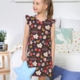 thumbnail image 4 of Vsdgher To The Best Mom pour Filles Chemises de Nuit Manches Courtes à Volants Robe de Nuit Pyjama pour Fête-Moyen, 4 of 6