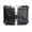 65L-X Black, variant on 65L Motorbike Top Case - Aluminum Alloy Trunk Tail Box with Lock and 2 Keys - Luggage Box with Baseplate & Removable and Washable Anti-Shock Lining - Fit for Most Motorcycle Frames - Black