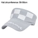 thumbnail image 2 of 2 piezas de visera deportiva para hombre y mujer, gorra de béisbol con parte superior hueca ajustable, gorra de algodón, 2 of 5