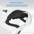 thumbnail image 3 of GYDEK Adjustable Head Strap Fit for Oculus/Meta Quest 2 VR Headset with Head Cushion, Replacement VR Elite Strap, Enhanced Support and Comfort in VR, Reduce Face Pressure,Head Strap for Oculus Quest 2, 3 of 8