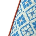 thumbnail image 6 of Mainstays by Becky G. & Alejandra Decorative Pillow, Blue Eyes Tile Medallion, 18" x 18", 6 of 8