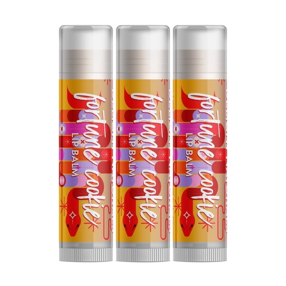 Delight Naturals Fortune Cookie Lip Balm - 3 Pack