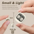 thumbnail image 2 of Smallest Invisible Mini Earbuds Wireless Bluetooth, Low Profile Micro Tiny Discreet Hidden Earbuds for Work,Invisible Sleep Wireless Earphone IPX6 Waterproof for Small Ear Canals(White), 2 of 2