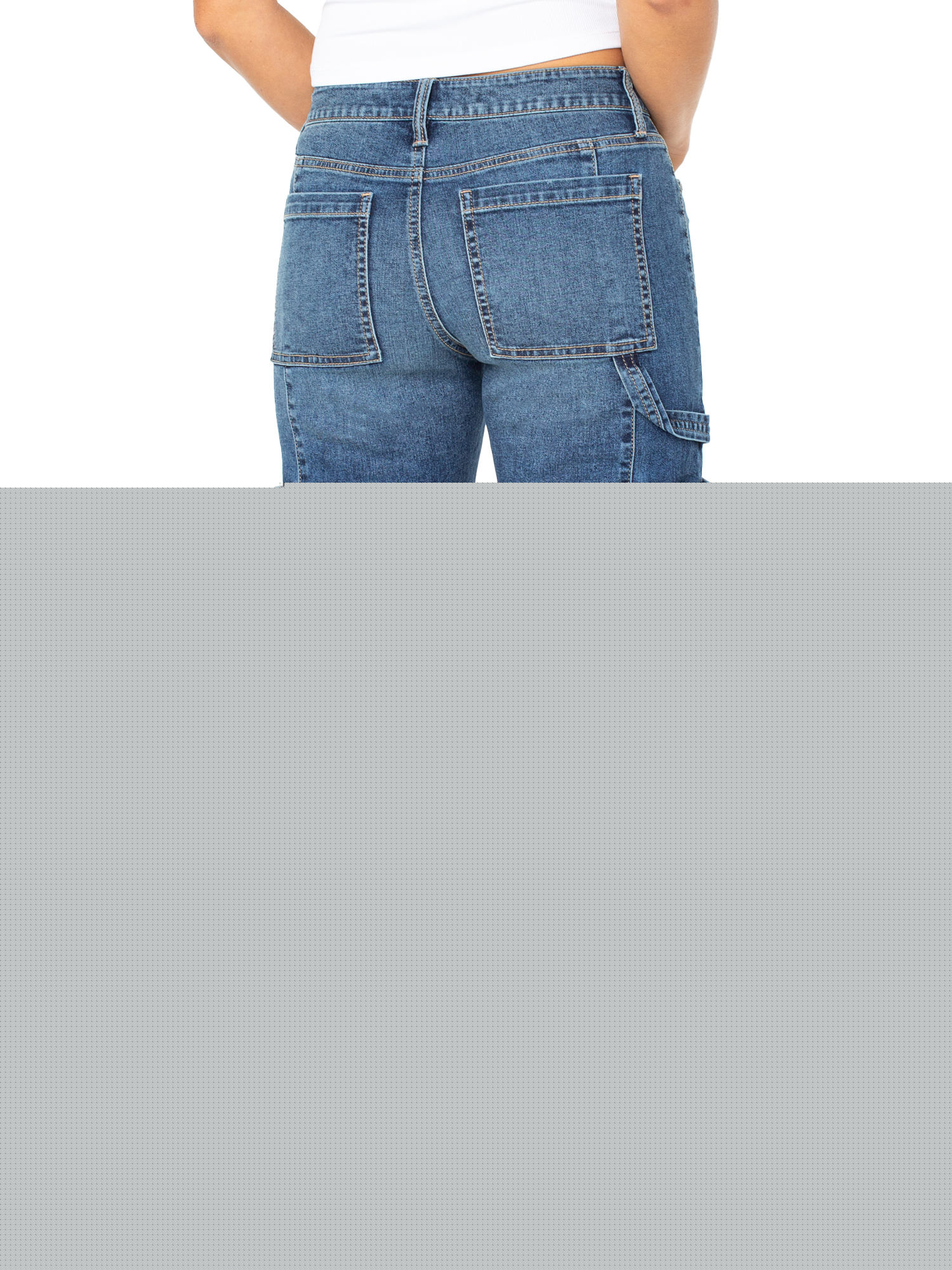 thumbnail image 2 of Celebrity Pink Women's Juniors Cargo Jean, 2 of 5
