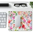 thumbnail image 2 of Cute Watercolor Floral Mouse Pad Flowers Decorative Boho Gaming Mousepad Non Slip Rubber Square Small Mouse Pads for Wireless Mouse Computer Laptop Mouse Mat Women Girls Office Desk Decor Accessories, 2 of 6