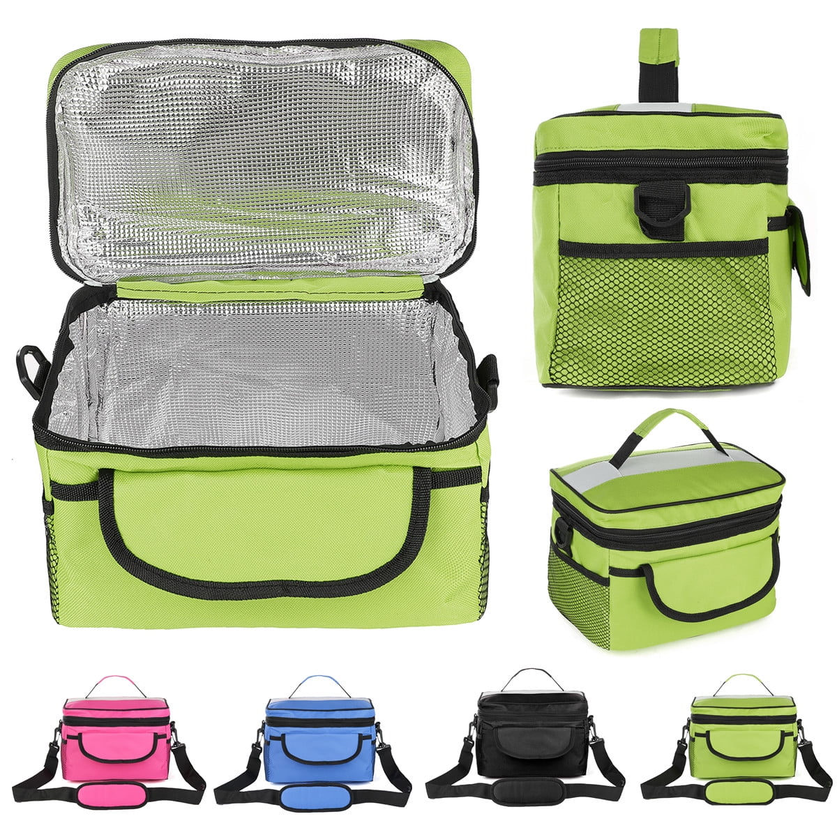 1pc Thermal Cooler Insulated Lunch Box Tote Storage Picnic Bag Waterproof E9Z5