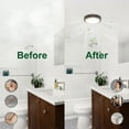 thumbnail image 3 of Akicon Exhaust Fan, 80CFM 2.0 Sones Bathroom Exhaust Fan with Light, Bathroom Fan with Dimmable 3CCT LED Light and Acrylic Light Cover, Bath Ventilation Fan for Home, Round, Brushed Nickel, 3 of 8
