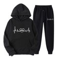 thumbnail image 1 of Puntoco, moda para mujer, abrigo informal deportivo con estampado, pantalones largos, suéter con capucha, tops, conjunto de pantalones, conjunto con capucha de manga larga, liquidación Puntoco Puntoco-3458, 1 of 2