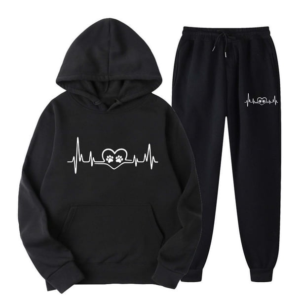 Puntoco, moda para mujer, abrigo informal deportivo con estampado, pantalones largos, suéter con capucha, tops, conjunto de pantalones, conjunto con capucha de manga larga, liquidación Puntoco Puntoco-3457