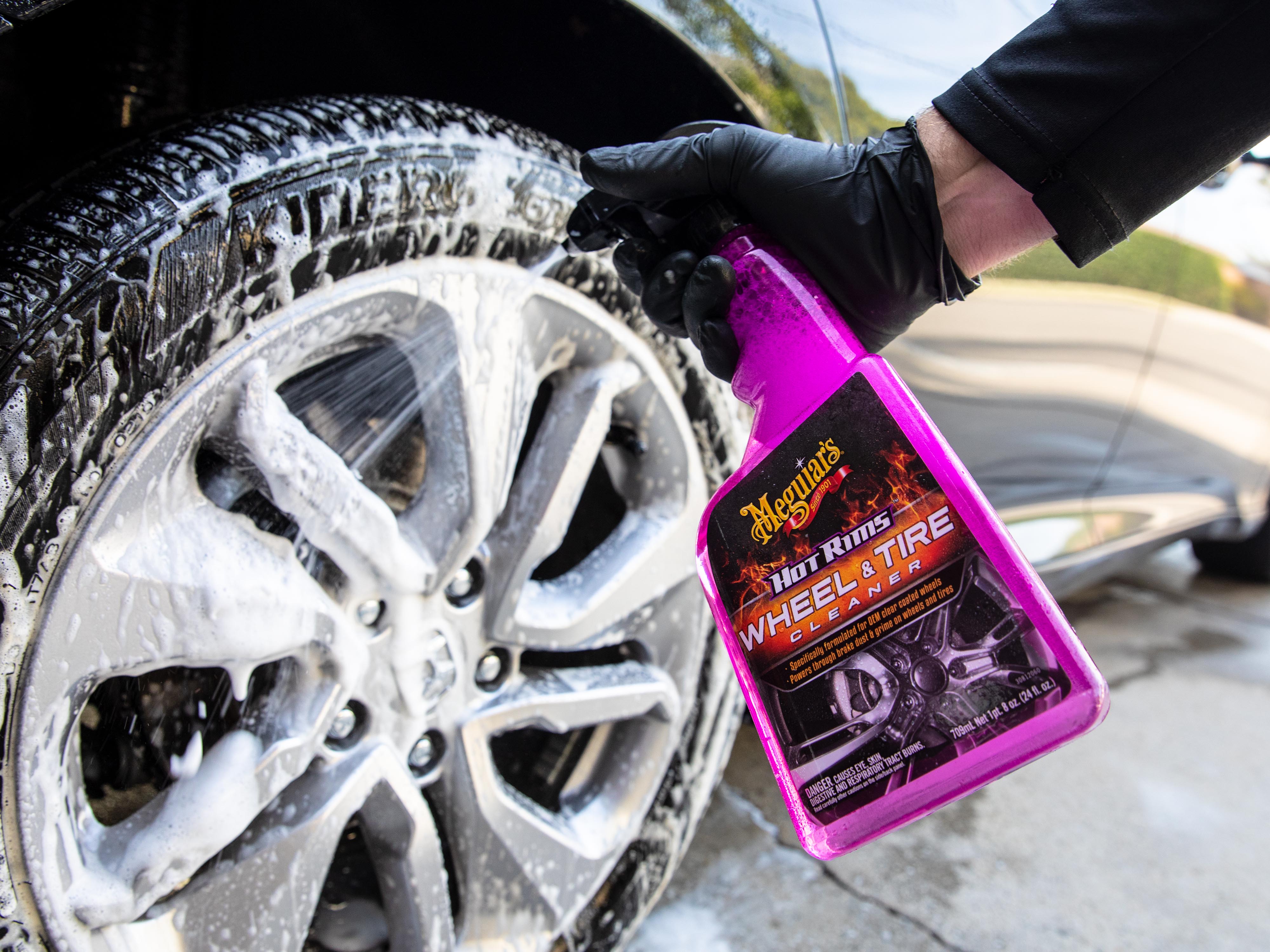 Meguiar's Hot Rims Wheel and Tire Cleaner, G9524, 24 oz, Spray - image 5 of 10