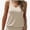 Beige, variant on Women Summer Deep V Neck Tank Top Loose Fit Flowy Sleeveless Shirt