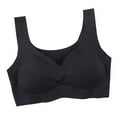 thumbnail image 4 of Sujetador sin costuras Wireless Hacer subir Lingerie Sport Ropa interior transpirable, Negro, S sidaley AP002552-01, 4 of 7