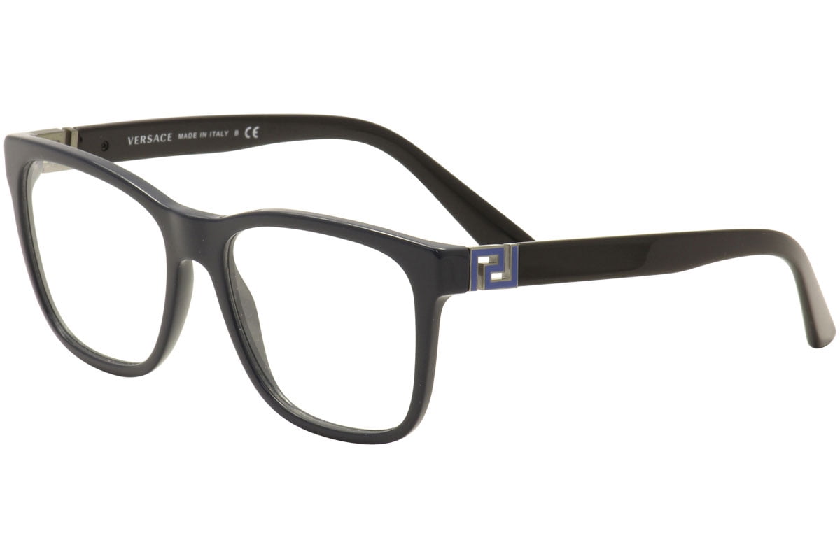 versace blue eyeglasses