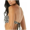 thumbnail image 4 of Carmen Marc Valvo womens  Reversible Bandeau Bikini Top, XS, Black, 4 of 12