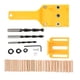 thumbnail image 1 of Daboolka 38 Unids/Set Localizador de Orificios de Taladro Recto para Carpintería Guía de Perforación de Carpintería Herramientas Manuales Amarillo, 1 of 8