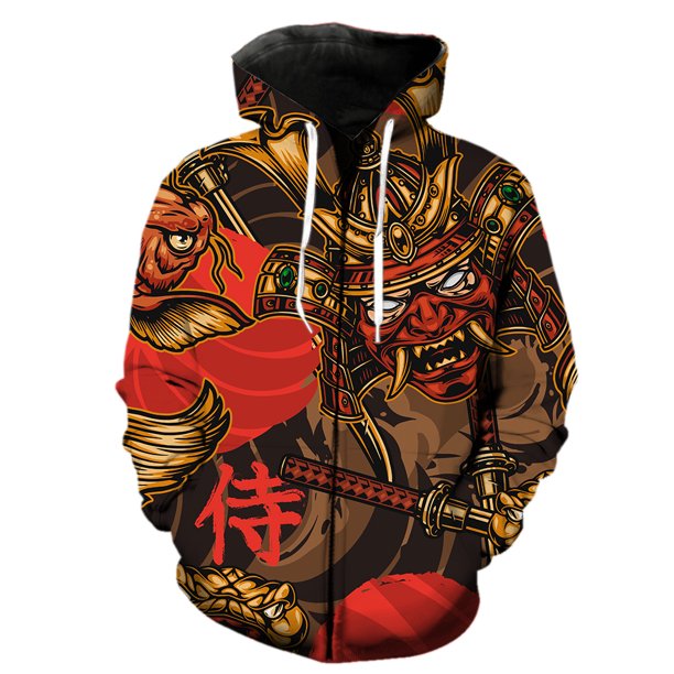Sudadera con capucha y cremallera para hombre, diseño de dragón guerrero, primavera, chaquetas con capucha, moda moderna, manga larga, gran oferta 2024, tops casuales.