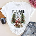 thumbnail image 6 of Every Knee Shall Bow Nativity Santa T-Shirt, Jesus Philippians 2:10 Christian Christmas Tee, 6 of 6