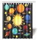 thumbnail image 1 of ABPHQTO Cortina de ducha con decoración del espacio exterior Sistema solar de planetas Vía Láctea Neptuno Venus Mercurio Esfera Cortina de ducha de baño horizontal 150x180 cm, 1 of 2