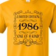 thumbnail image 4 of Inktastic Limited Edition 1986 One of a Kind T-Shirt, 4 of 5