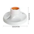 thumbnail image 2 of Mini Camara Wifi Espia en Socket Foco E27 Fullhd 1080P max 32gb Lente Sony inalambrica vigilancia video en vivo app Portalampara discreta baño recamara oficina almacen de GOGO ELECTRONICS Color Blanco, 2 of 7