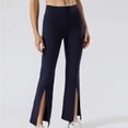 thumbnail image 3 of Tbopshirt Yoga Pants for Womens Pants Plus Size,Women's High Waist Hip Lift Flare Yoga Pant Sports Bifurcate Leggings Pants,Tummy Control Leggings for Women, 3 of 6