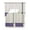 Purple, variant on Beige Geometric Kitchen Curtain and Valance Set 3 Pieces,Rod Pocket Short Tier Curtains 36 Inch Length,Modern Color Block Black Lines Abstract Art Swag Topper Small Window Treatment for Cafe Bath
