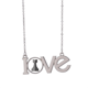 thumbnail image 1 of Tablero de ajedrez Collar de amor colgante joyería de encanto, 1 of 3