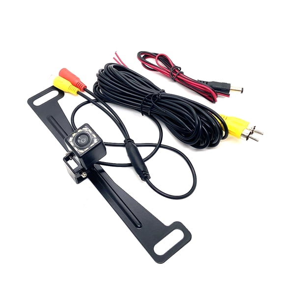 Waterproof Full Color Backup Camera with Wide Viewing Angle Lens Back-up Parking Camera, Night Vision License Plate Car Rear View Reverse Camera