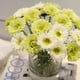 thumbnail image 3 of Billuyoard 10 piezas de flores artificiales Gerbera plantas falsas ramo de simulación de novia buscando jardín decoración para fiesta de boda Decoración Verde Billuyoard HA084637-02, 3 of 6