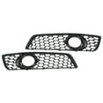 thumbnail image 3 of 8P0807682D, Front Fog Light Grille 2PCS Decoration ABS Plastic Mesh Cover Gloss Black  For Automobile, 3 of 8