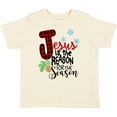 thumbnail image 3 of Inktastic Jesus is the Reason for the Season Pinecone and Snowflakes Boys or Girls Toddler T-Shirt, 3 of 5