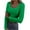 Green, variant on Knitted Tops for Women, Womens Long Sleeve Tops Womens Scoop Neck Ribbed Knit Fitted Casual Tops Tee Slim Basic Shirts Basic Crop Top