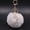Grey, variant on Plush Snowflake Keychain Winter Holiday Decoration Bag Pendant Christmas Gift Alloy Keyring Fluffy Snow Ball Charm