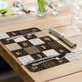 thumbnail image 2 of Highland Home "Crafted Cabin" 4-Pack Reversible Easy Care Plastic Placemats, 2 of 7
