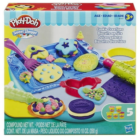 Play-Doh Sweet Shoppe Cookie Creations Food Set with 5 Cans of