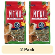 (2 pack) Vitakraft Menu Premium Guinea Pig Food 8 lbs.