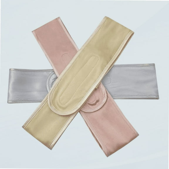 Spa Headbands for Washing Face, Hair Wrap Strips for Women - Grey