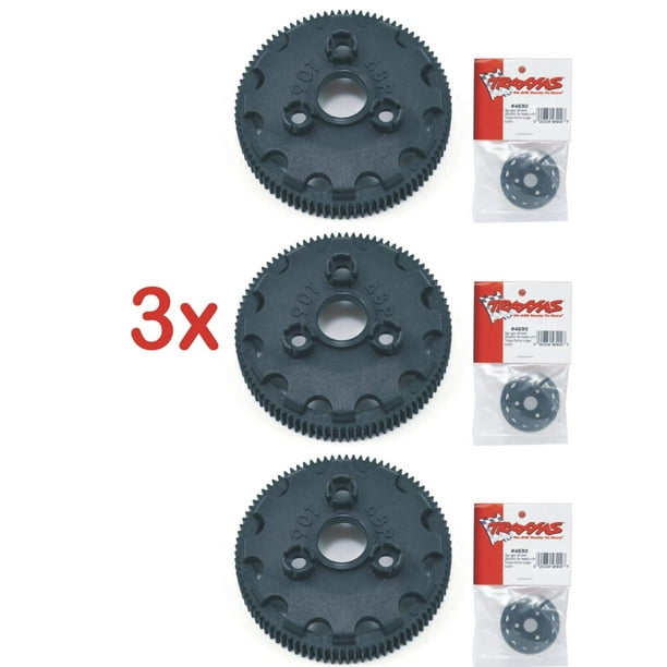Traxxas 4690 Spur Gear 90T 48P (3pcs) Slash 2WD Rustler Stampede Bandit