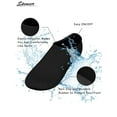 thumbnail image 4 of Spencer Men Women Barefoot Water Skin Shoes Aqua Socks for Beach Swim Surf Yoga Exercise "XL, Black", Low-Cut, 4 of 7