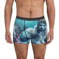 thumbnail image 2 of KLL Cat Underwater Fantasy Men's Cotton Boxer Briefs Underwear-XX-Large, 2 of 7