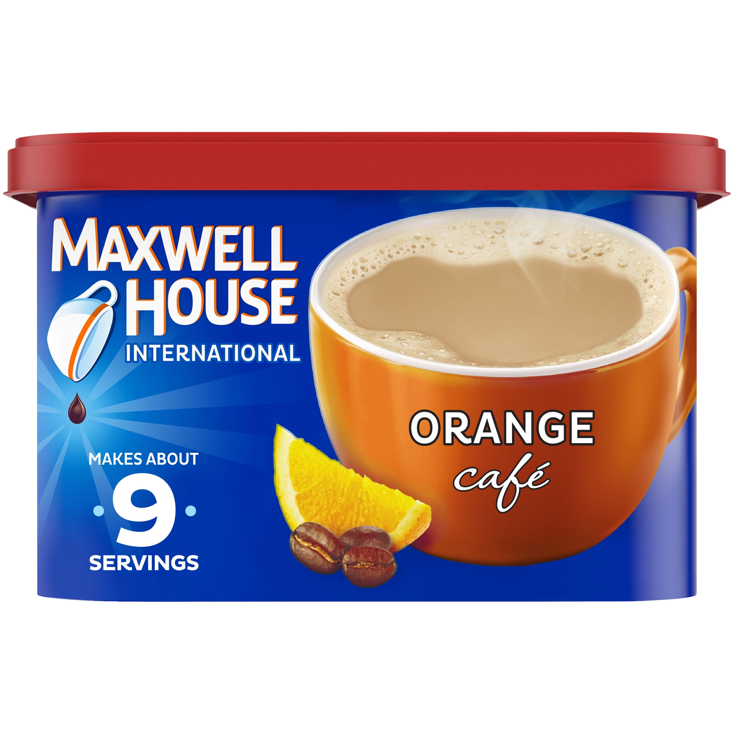 Maxwell House International Orange CaféStyle Instant Coffee Beverage