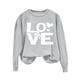 thumbnail image 3 of Ounisa Womens Valentines Sweatshirt Love Heart Graphic Print Pullover Casual Long Sleeve Valentine's Blouse Top, 3 of 5