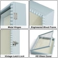 thumbnail image 5 of Shadow Box Frame 11x14  Deep Large Display Case With Beads Door And Glass Window Wood Memory Gift For Pictures Medals Memorabilia Collections Blue, 5 of 7